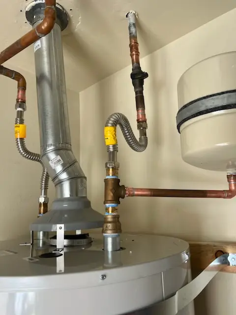 Water heater installation and plumbing repair in Columbia Forest